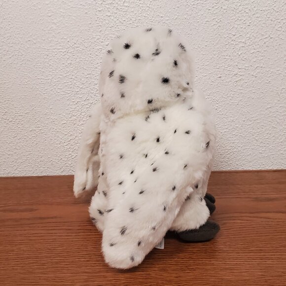 Plush FAO Schwarz White Snowy Owl 10" Stuffed Animal - Picture 4 of 6